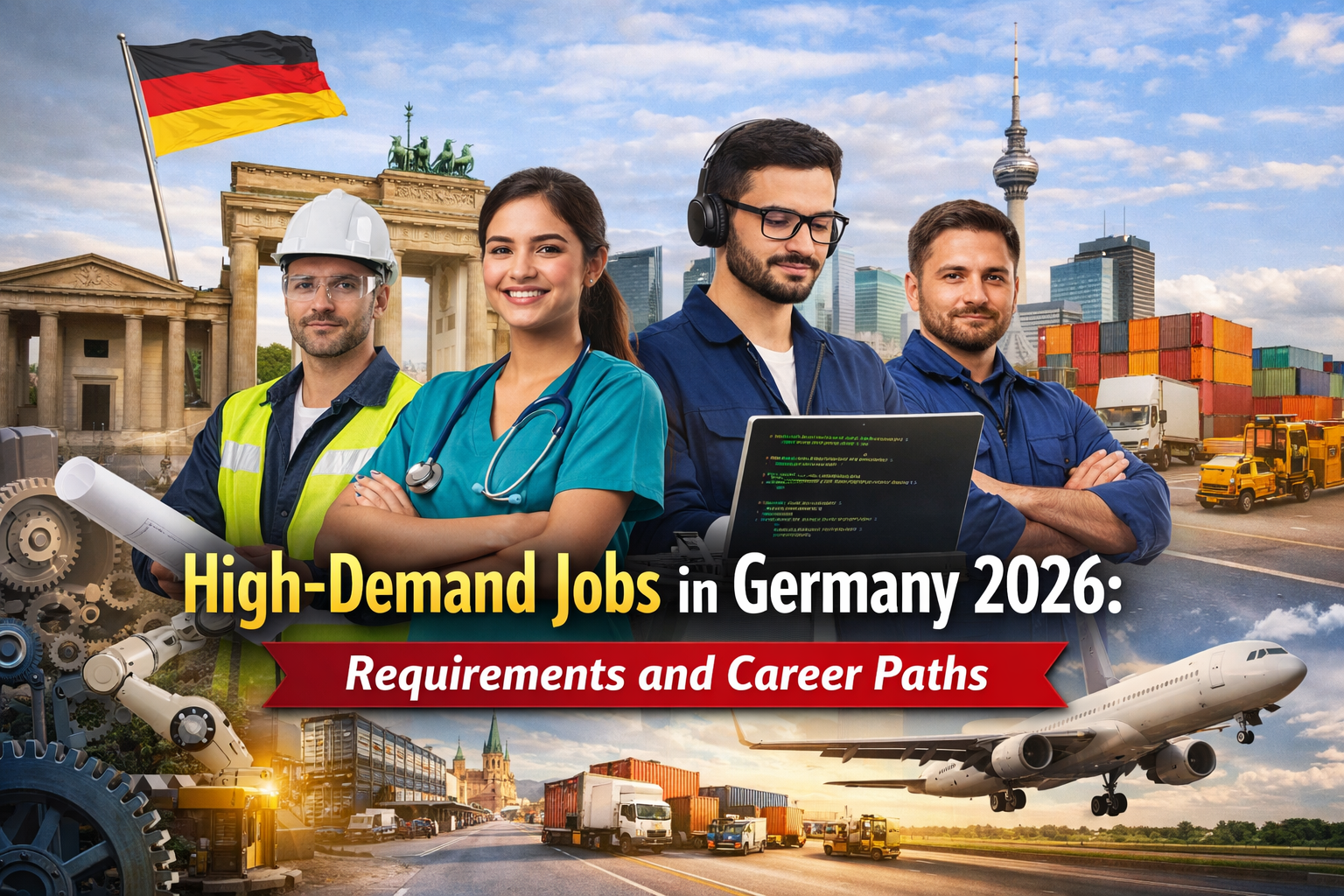 High-demand jobs in Germany 2026 with skills, requirements, and industry trends.