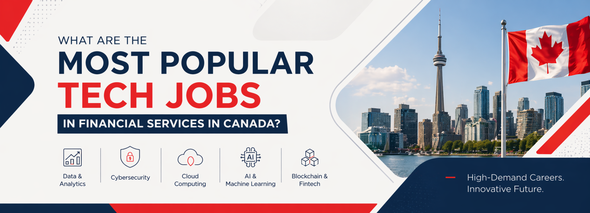 Students in Canada exploring tech careers in financial services like fintech, cybersecurity and data roles