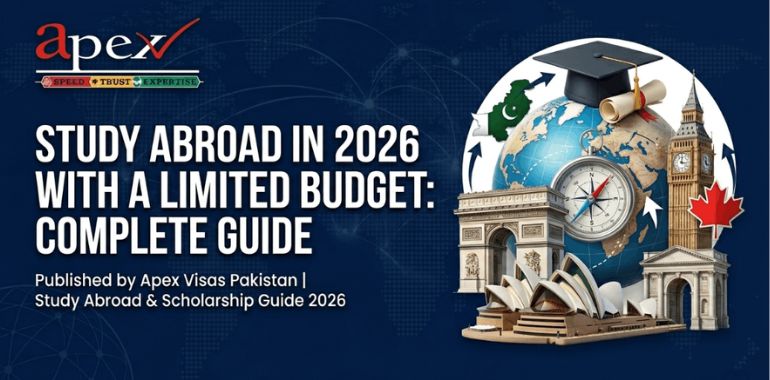 Learn how to study abroad in 2026 with a limited budget. Discover affordable countries, scholarships, part-time work, and visa tips.